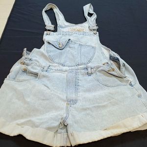 Jean overall shorts